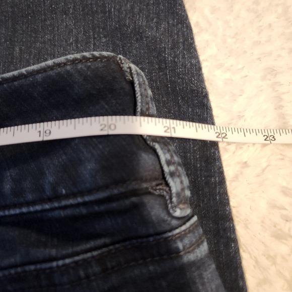 Torrid Super Stretch Jegging Dark Wash High Rise Triple Button Jeans 24T Tall - Picture 5 of 8